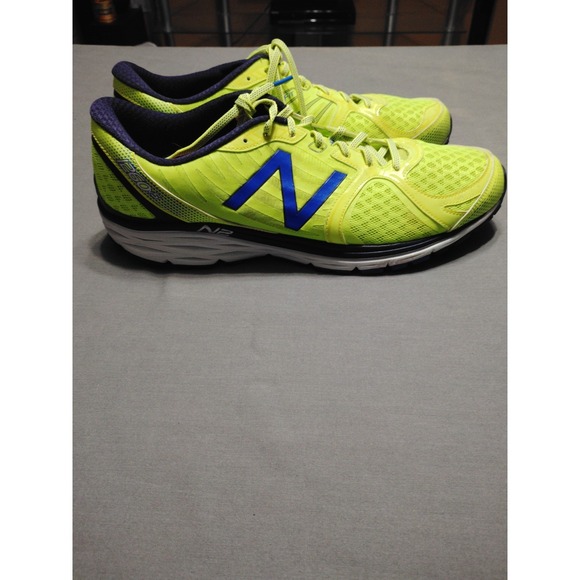 EUC New Balance Men 15 Fantom Fit ASYM Counter 1260v5 NEON GREEN Runing Sneakers main image 13